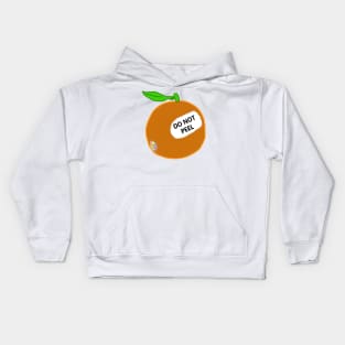 Do Not Peel the Badly Drawn Orange Kids Hoodie